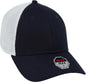 OTTO 135 1230 Flex 6 Panel Low Profile Mesh Back Style Cap Navy Navy White Navy White / S/M
