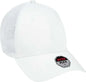 OTTO 135 1230 Flex 6 Panel Low Profile Mesh Back Style Cap White White / S/M
