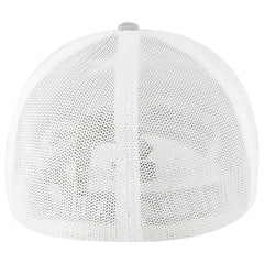 OTTO 135-1230 ’OTTO Flex’ Fitted 6 Panel Low Profile Mesh Back Trucker Cap - Ht.Gry/Wht - Ht.Gry/Wht / 7’’ - 7 1/4’’