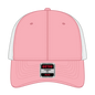 OTTO 135-1230 ’OTTO Flex’ Fitted 6 Panel Low Profile Mesh Back Trucker Cap - Pnk/Pnk/Wht - Pnk/Pnk/Wht / 7 3/8’’ - 7