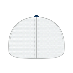 OTTO 135-1230 ’OTTO Flex’ Fitted 6 Panel Low Profile Mesh Back Trucker Cap - Ryl/Ryl/Wht