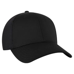 OTTO 135-1230 ’OTTO Flex’ Fitted 6 Panel Low Profile Mesh Back Trucker Cap - Black