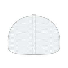 OTTO 135-1230 ’OTTO Flex’ Fitted 6 Panel Low Profile Mesh Back Trucker Cap - White