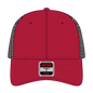 OTTO 135-1230 ’OTTO Flex’ Fitted 6 Panel Low Profile Mesh Back Trucker Cap - Red/Red/Blk - Red/Red/Blk / 7 3/8’’ - 7