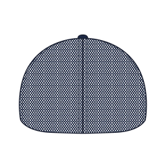 OTTO 135-2 ’OTTO Flex’ Fitted 6 Panel Low Profile Mesh Back Trucker Cap - Navy