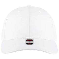 OTTO 135-2 ’OTTO Flex’ Fitted 6 Panel Low Profile Mesh Back Trucker Cap - White