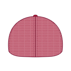 OTTO 135-2 ’OTTO Flex’ Fitted 6 Panel Low Profile Mesh Back Trucker Cap - Red