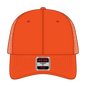 OTTO 135-2 ’OTTO Flex’ Fitted 6 Panel Low Profile Mesh Back Trucker Cap - N. Orange - N. Orange / 7 3/8’’ - 7 5/8’’