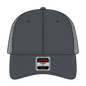 OTTO 135-2 ’OTTO Flex’ Fitted 6 Panel Low Profile Mesh Back Trucker Cap - Char. Gray - Char. Gray / 7 3/8’’ - 7 5/8’’