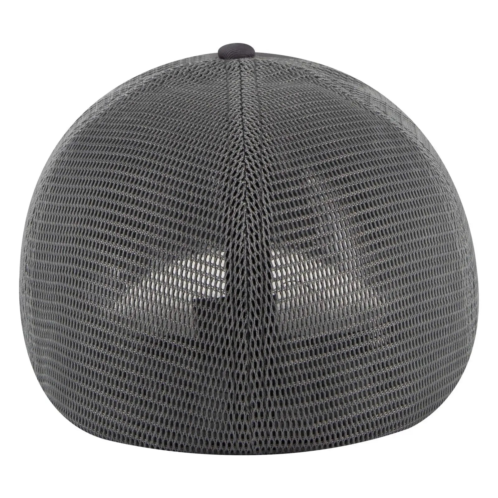 OTTO 135-2 ’OTTO Flex’ Fitted 6 Panel Low Profile Mesh Back Trucker Cap - Char. Gray