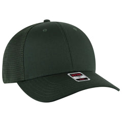 OTTO 135-2 ’OTTO Flex’ Fitted 6 Panel Low Profile Mesh Back Trucker Cap - Dk. Green