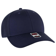OTTO 135-2 ’OTTO Flex’ Fitted 6 Panel Low Profile Mesh Back Trucker Cap - Navy