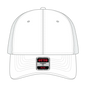 OTTO 135-2 ’OTTO Flex’ Fitted 6 Panel Low Profile Mesh Back Trucker Cap - White - White / 7 3/8’’ - 7 5/8’’