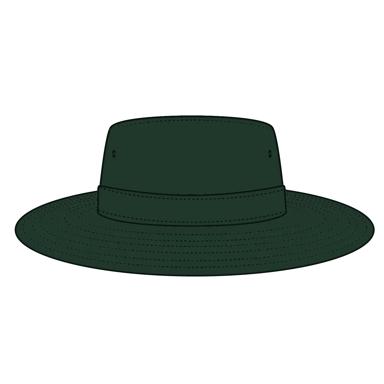 OTTO 14-2 Boonie Hat - Dk. Green - Dk. Green / 7 1/2’’ - 7 5/8’’