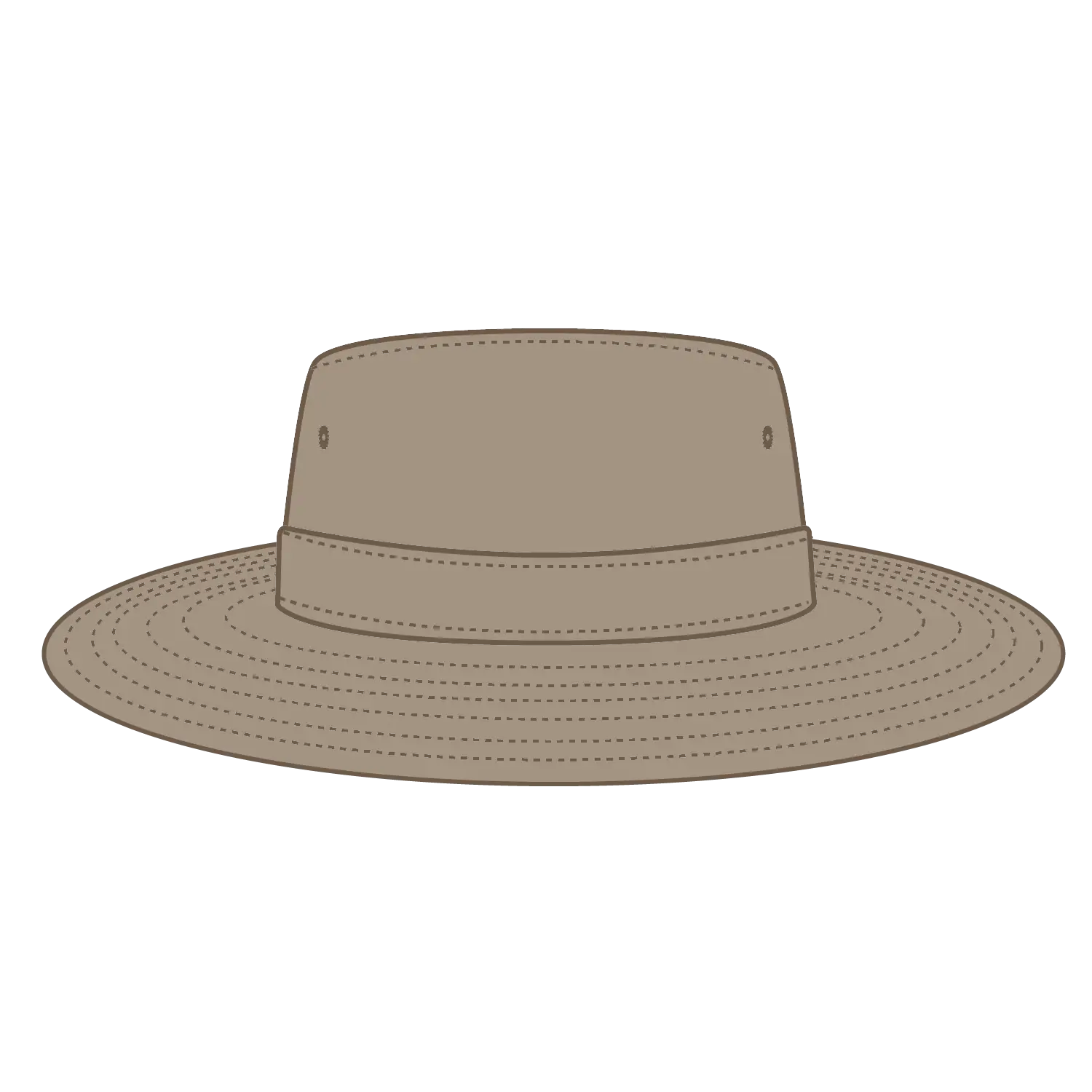 OTTO 14-2 Boonie Hat - Dk. Khaki - Dk. Khaki / 7 1/2’’ - 7 5/8’’