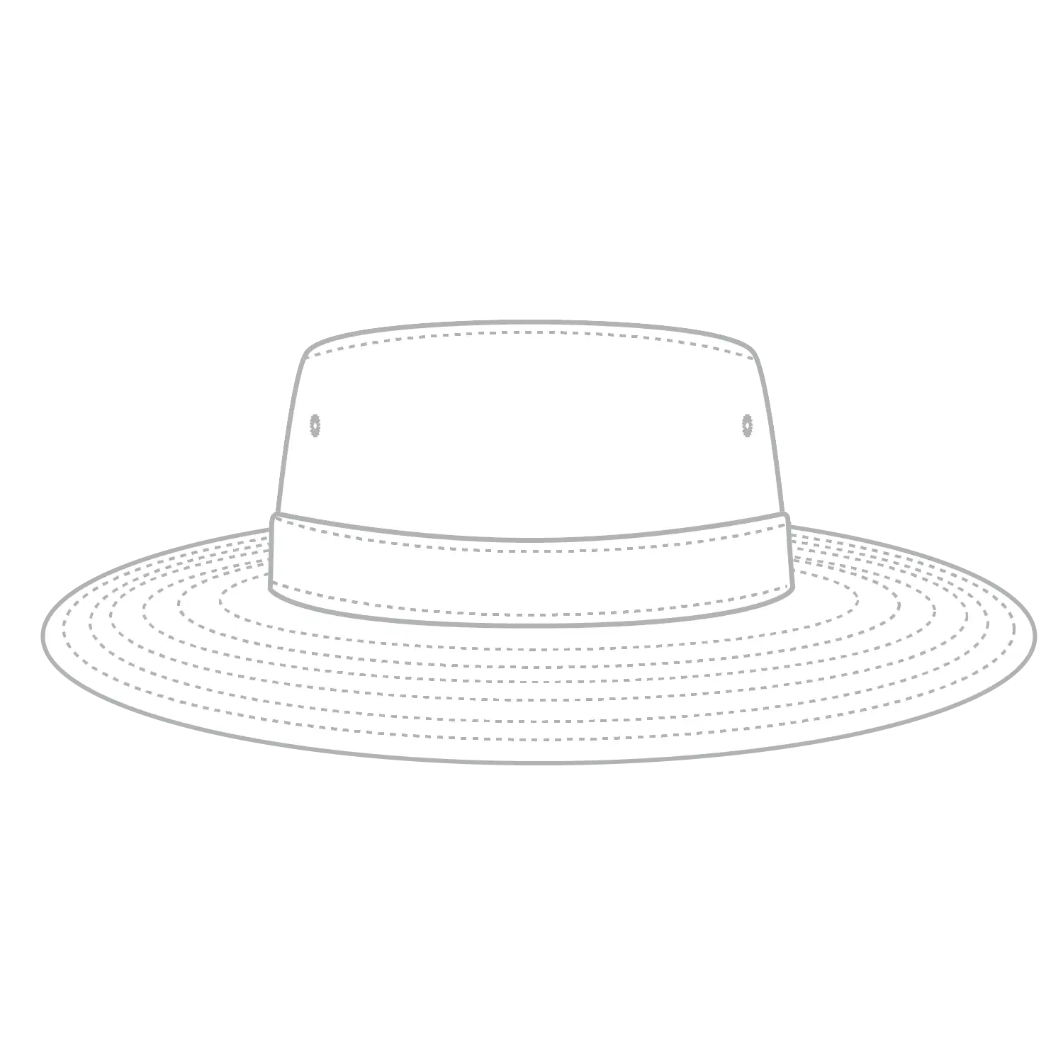 OTTO 14-2 Boonie Hat - White - White / 7 1/2’’ - 7 5/8’’