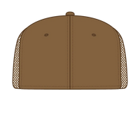 OTTO 141-1070 ’OTTO Snap’ 6 Panel Pro Style Mesh Back Trucker Snapback Cap - Cork/Cy Brn - Cork/Cy Brn / 6 1/2’’ - 7