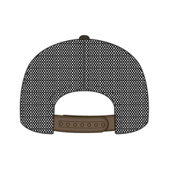 OTTO 141-1070 ’OTTO Snap’ 6 Panel Pro Style Mesh Back Trucker Snapback Cap - Dk.Grn/Brn/Blk - Dk.Grn/Brn/Blk / 6 1/2’’