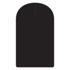 OTTO 146-1069 11 3/4’’ Comfort Slouch Beanie - Black - Black / 7 3/8’’ - 7 5/8’’