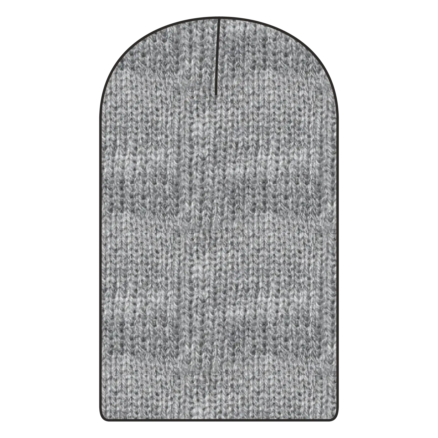 OTTO 146-1069 11 3/4’’ Comfort Slouch Beanie - Heath. Black - Heath. Black / 7 3/8’’ - 7 5/8’’