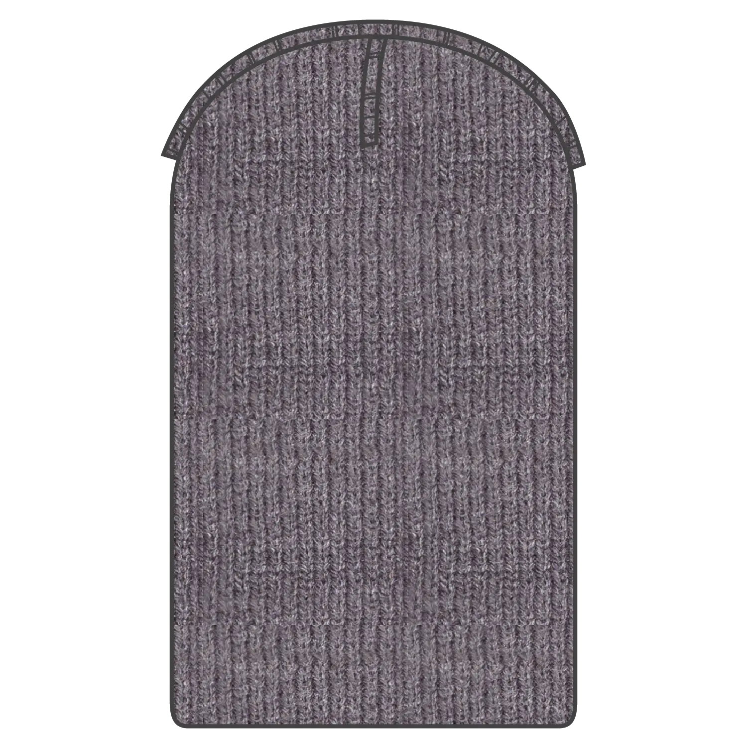 OTTO 146-1069 11 3/4’’ Comfort Slouch Beanie - Heath. Gray - Heath. Gray / 7 3/8’’ - 7 5/8’’