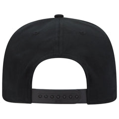 OTTO 148-1197 ’OTTO Snap’ 6 Panel Pro Style Snapback Cap - Black - Black / 6 1/2’’ - 7 5/8’’
