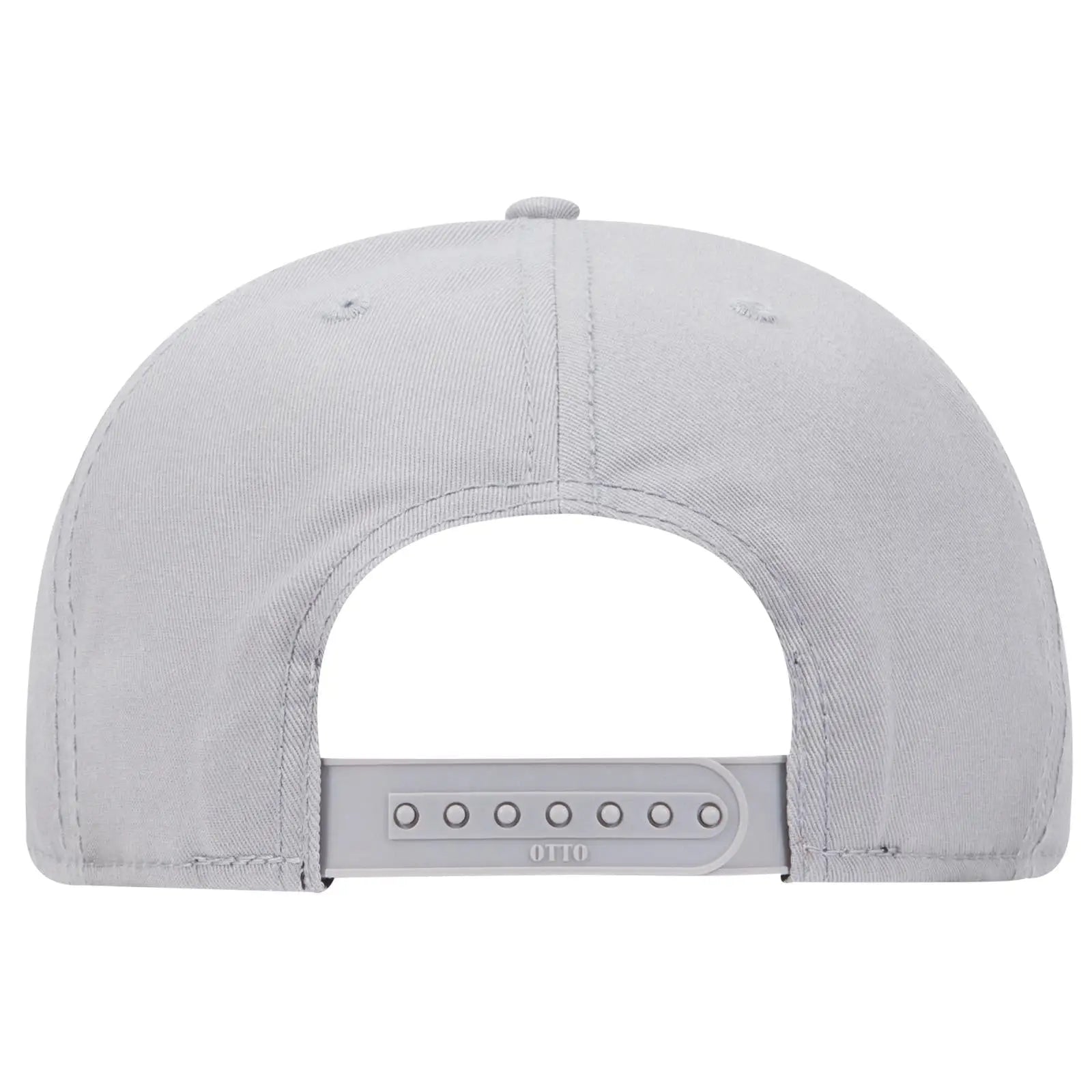 OTTO 148-1218 ’OTTO Snap’ 6 Panel Mid Profile Snapback Cap - Heath.Gry/Gry - Heath.Gry/Gry / 6 1/2’’ - 7 5/8’’
