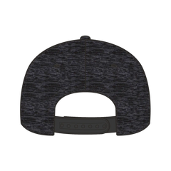 OTTO 148-1218 ’OTTO Snap’ 6 Panel Mid Profile Snapback Cap - Heath. Black - Heath. Black / 6 1/2’’ - 7 5/8’’