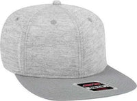 OTTO 148-1218 OTTO Snap 6 Panel Mid Profile Snapback Cap - Gray Heather Gray - Gray / One Size Fits Most
