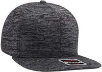 OTTO 148 1218 OTTO Snap 6 Panel Mid Profile Snapback Cap Heather Black Black / One Size Fits Most