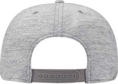 OTTO 148-1218 OTTO Snap 6 Panel Mid Profile Snapback Cap - Heather Gray - Gray / One Size Fits Most