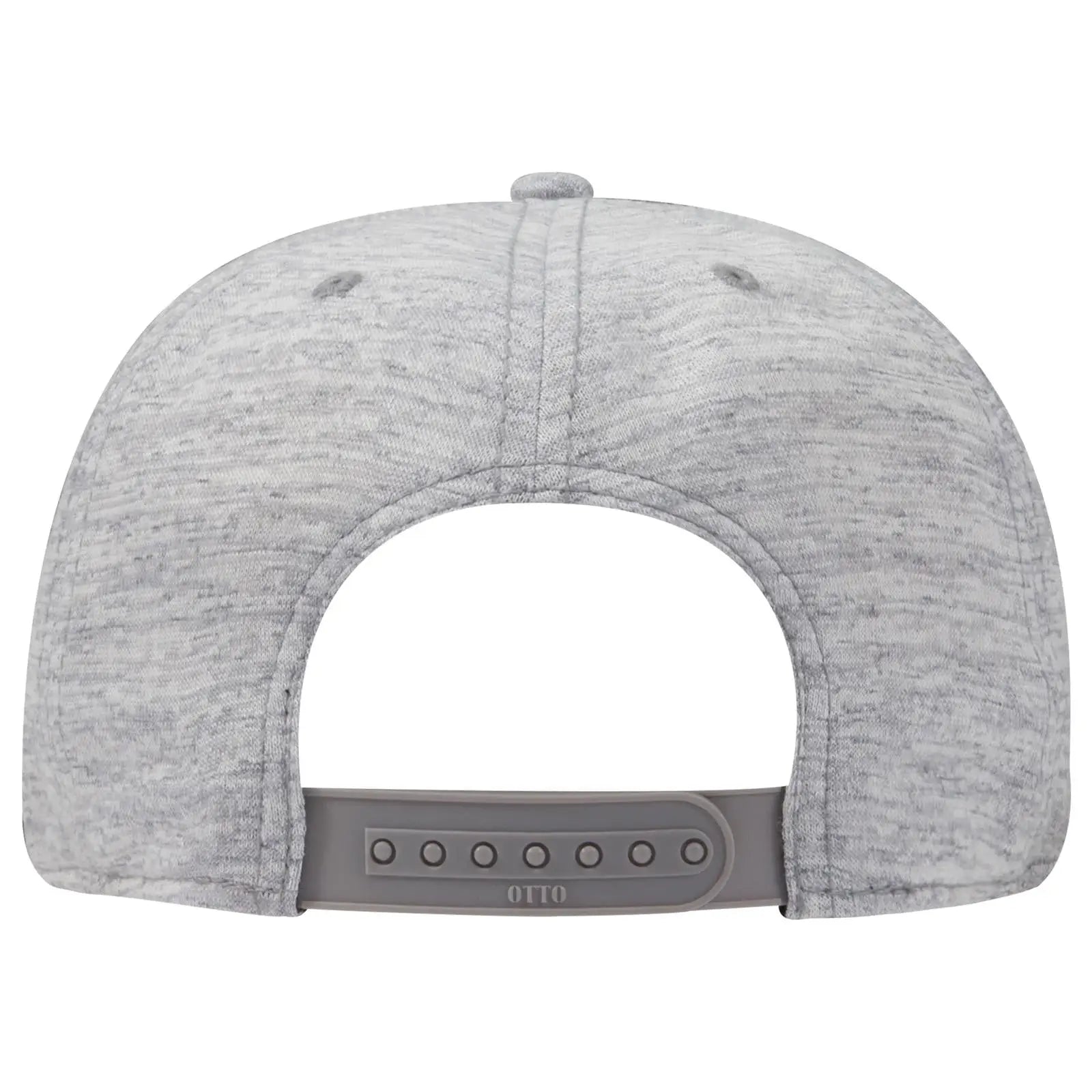 OTTO 148-1218A ’OTTO Snap’ 6 Panel Mid Profile Snapback Cap - Heath. Gray - Heath. Gray / 6 1/2’’ - 7 5/8’’