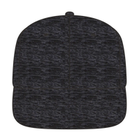 OTTO 148-1218A ’OTTO Snap’ 6 Panel Mid Profile Snapback Cap - Heath. Black - Heath. Black / 6 1/2’’ - 7 5/8’’