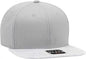 OTTO 148-1218A OTTO Snap 6 Panel Mid Profile Snapback Cap - Heather Gray Gray - Gray / One Size Fits Most