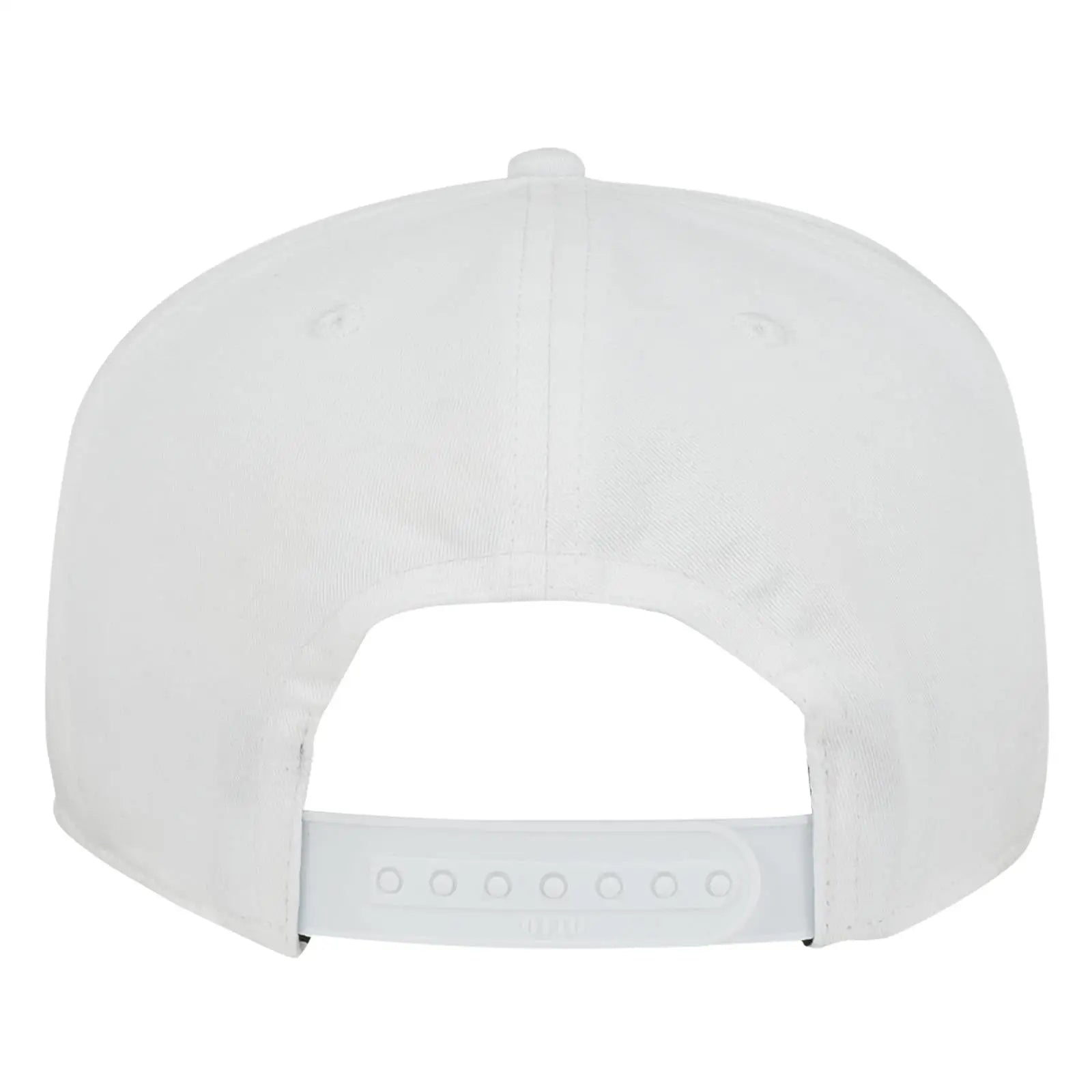 OTTO 148-1224 ’OTTO Snap’ 6 Panel Mid Profile Snapback Cap - White - White / 6 1/2’’ - 7 5/8’’