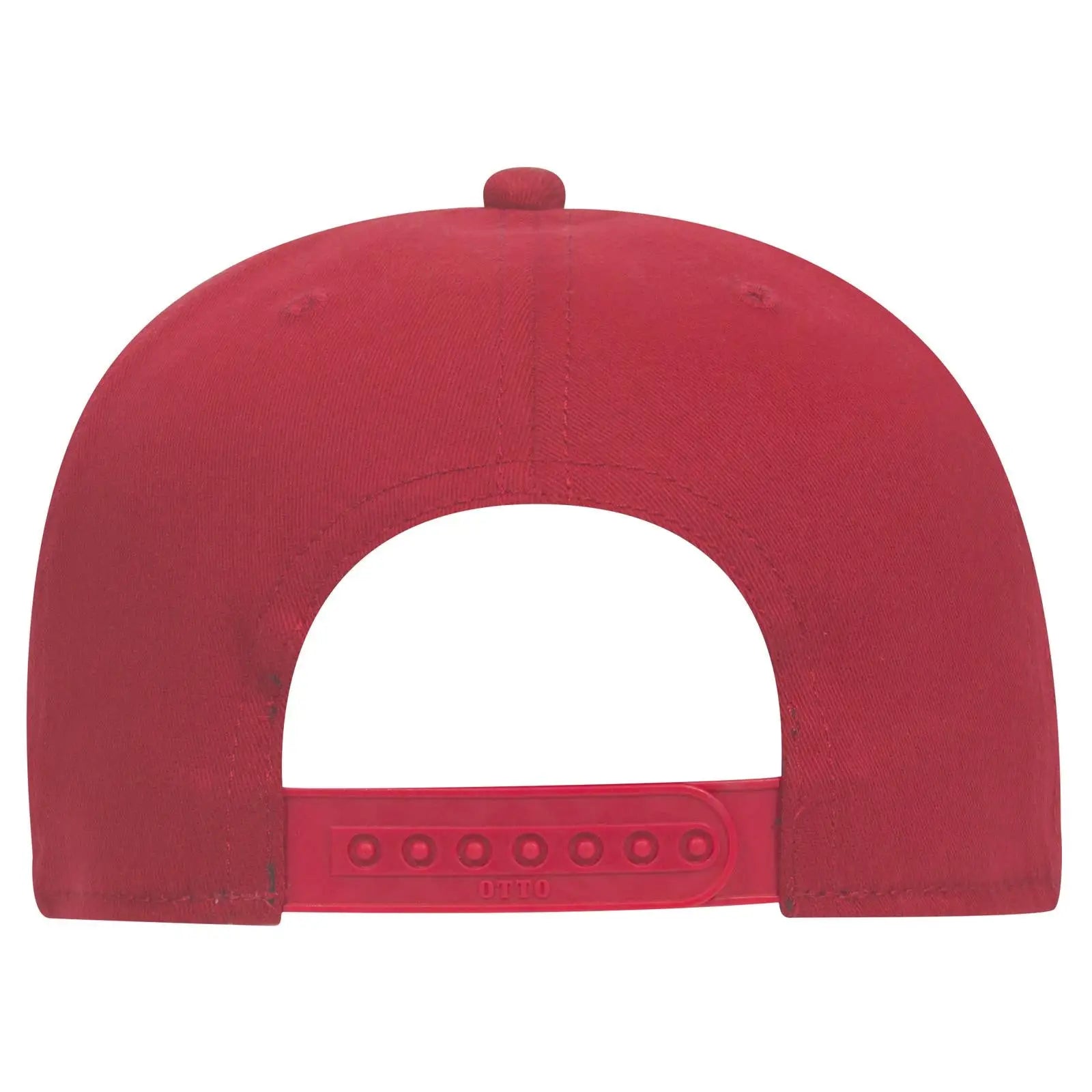 OTTO 148-1228 ’OTTO Comfy Fit’ 6 Panel Pro Style Snapback Cap - Red - Red / 6 1/2’’ - 7 5/8’’