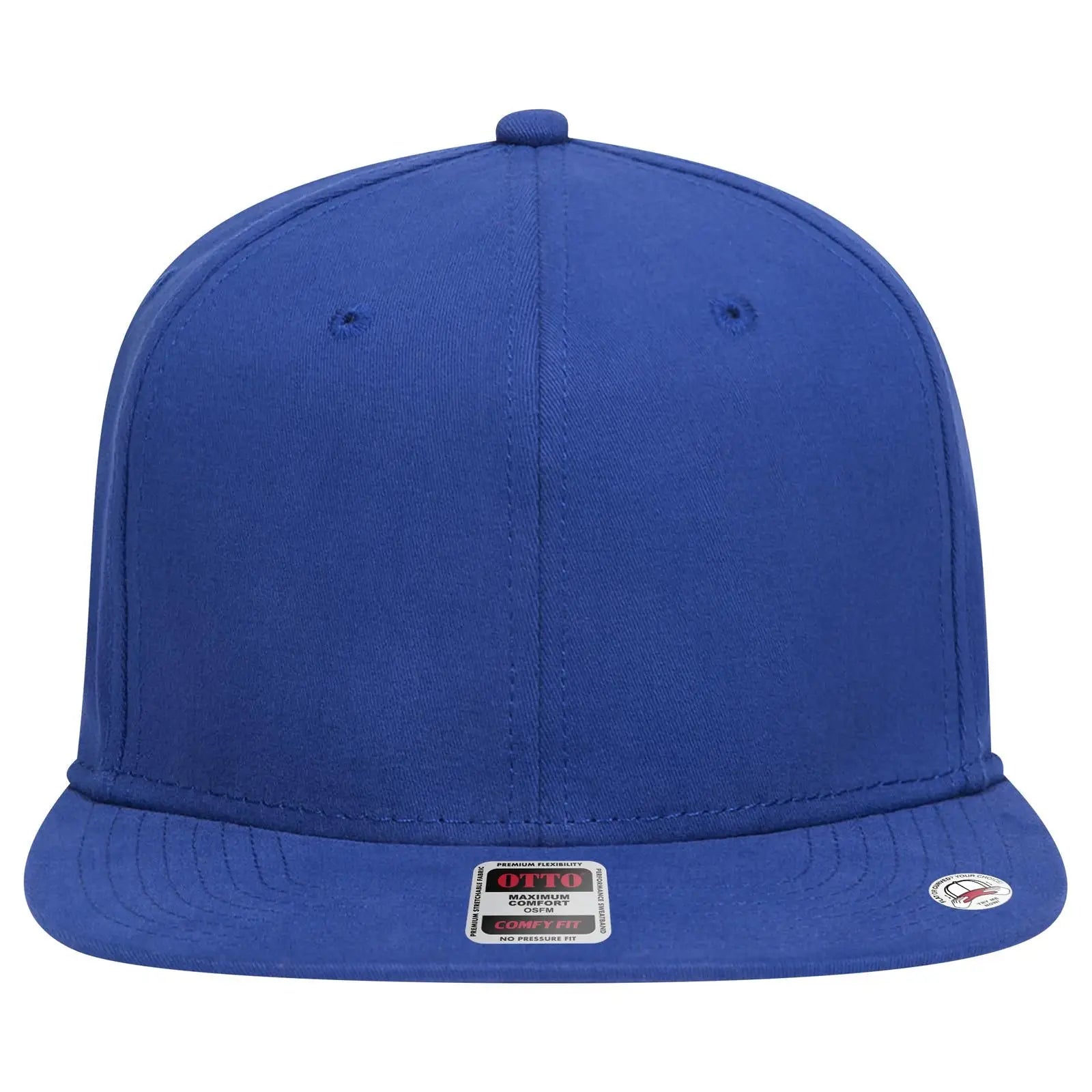 OTTO 148-1228 ’OTTO Comfy Fit’ 6 Panel Pro Style Snapback Cap - Royal - Royal / 6 1/2’’ - 7 5/8’’