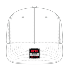 OTTO 148-1228 ’OTTO Comfy Fit’ 6 Panel Pro Style Snapback Cap - White - White / 6 1/2’’ - 7 5/8’’