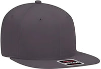 OTTO 148-1228 Ultra Fine Brushed Stretchable Superior Cotton Twill Square Flat Visor 6 Panel Pro Style Snapback Hat