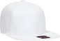 OTTO 148 1228 Ultra Fine Brushed Stretchable Superior Cotton Twill Square Flat Visor 6 Panel Pro Style Snapback Hat