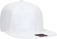 OTTO 148 1228 Ultra Fine Brushed Stretchable Superior Cotton Twill Square Flat Visor 6 Panel Pro Style Snapback Hat