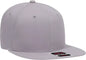 OTTO 148-1228 Ultra Fine Brushed Stretchable Superior Cotton Twill Square Flat Visor 6 Panel Pro Style Snapback Hat