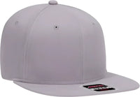 OTTO 148-1228 Ultra Fine Brushed Stretchable Superior Cotton Twill Square Flat Visor 6 Panel Pro Style Snapback Hat