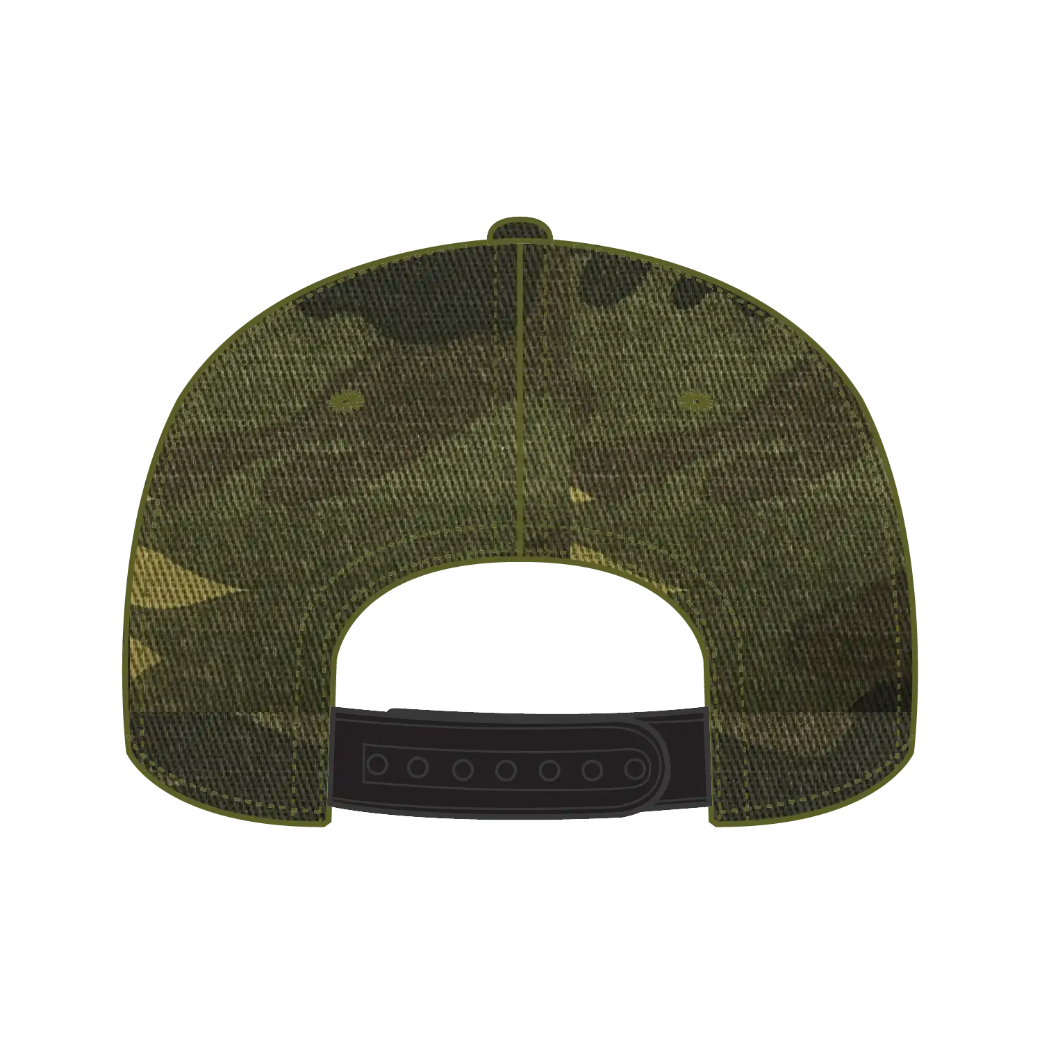 OTTO 148-1267 ’OTTO Snap’ 6 Panel Pro Style Snapback Cap - Camo 008 - Camo 008 / 6 1/2’’ - 7 5/8’’
