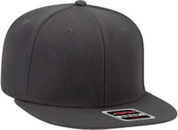OTTO 148-1267 Snap 6 Panel Mid Profile Snapback Hat - Charcoal Gray - Dark Gray / One Size Fits Most