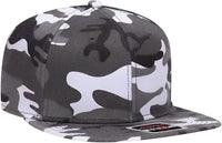 OTTO 148-1267 Snap 6 Panel Mid Profile Snapback Hat - Gray Camo - Gray / One Size Fits Most