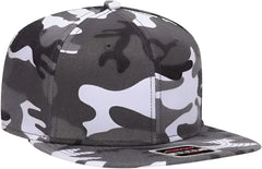 OTTO 148-1267 Snap 6 Panel Mid Profile Snapback Hat - Gray Camo - Gray / One Size Fits Most