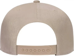 OTTO 148-1267 Snap 6 Panel Mid Profile Snapback Hat - Khaki - Khaki / One Size Fits Most