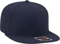 OTTO 148 1267 Snap 6 Panel Mid Profile Snapback Hat Navy Navy / One Size Fits Most