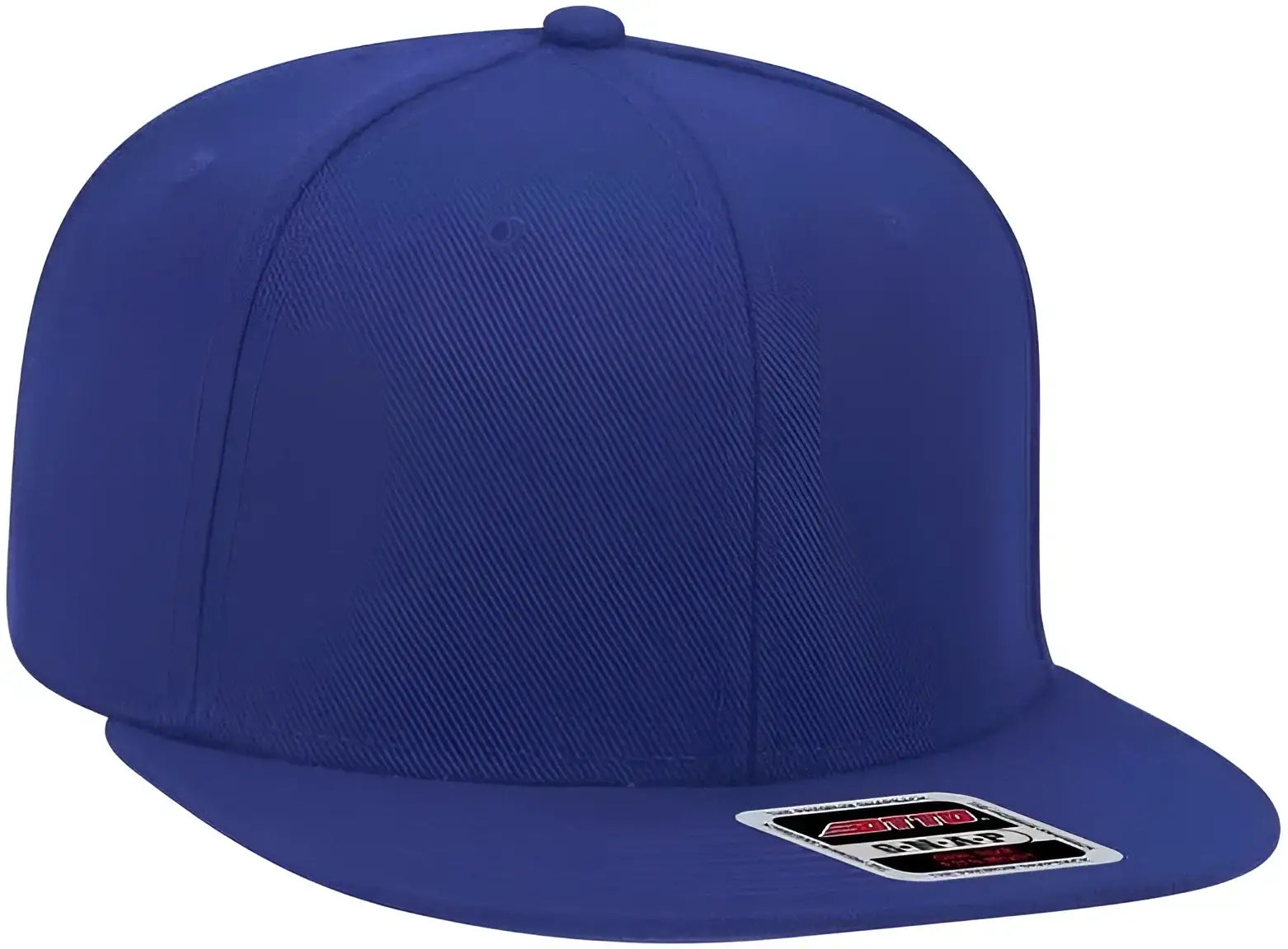 OTTO 148 1267 Snap 6 Panel Mid Profile Snapback Hat Royal Royal / One Size Fits Most